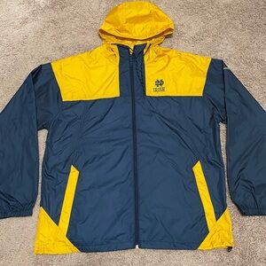 Columbia Notre Dame Full-Zip Raincoat Jacket XL